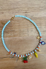 Tropical Fruit Charm Necklace