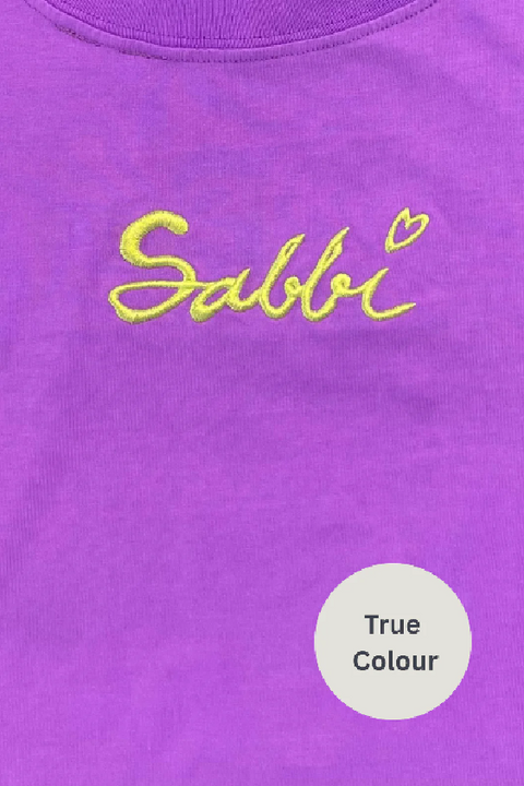 The Stand Out Tee - Fluro Lilac