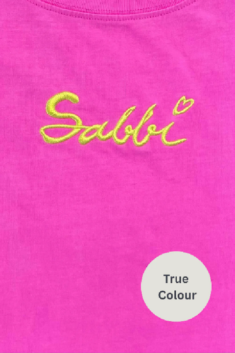 The Stand Out Tee - Fluro Pink