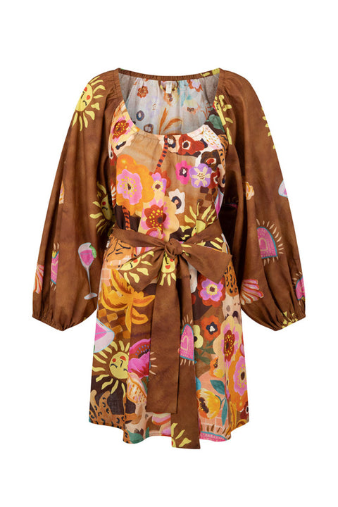 Birth of Venus Tunic - Caramel