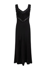 Vina Lace Slip Dress - Midnight
