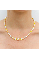 Yellow Daisy Necklace