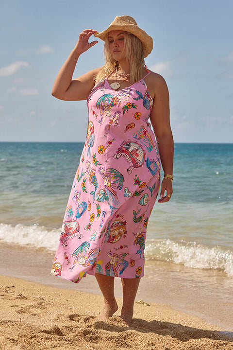 The You’re Beautiful Maxi Dress - PINK