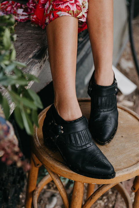 Dawn till Dusk Leather Ankle Boot