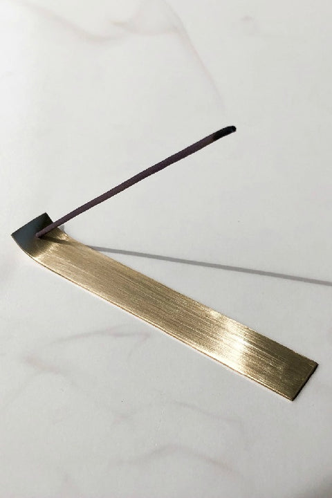 Gold Incense Holder By Kirsty Leif