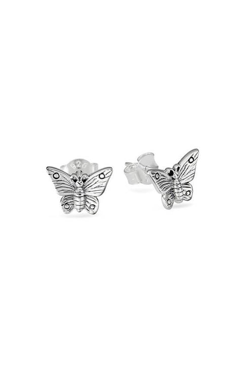 Butterfly Lover Studs - Silver
