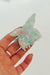 Large Butterfly Claw Clip - Aqua Pearl