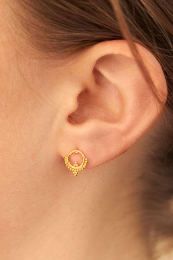 Pushkar Studs - Gold