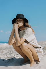 Everyday Linen Bucket Hat - Black