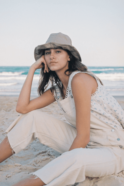 Everyday Linen Bucket Hat – Taupe