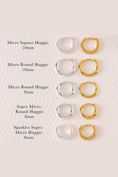 Sparkles Super Micro Huggies - Silver