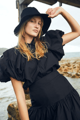 Everyday Linen Bucket Hat - Black