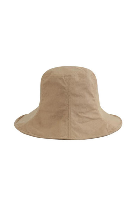 Everyday Linen Bucket Hat – Taupe