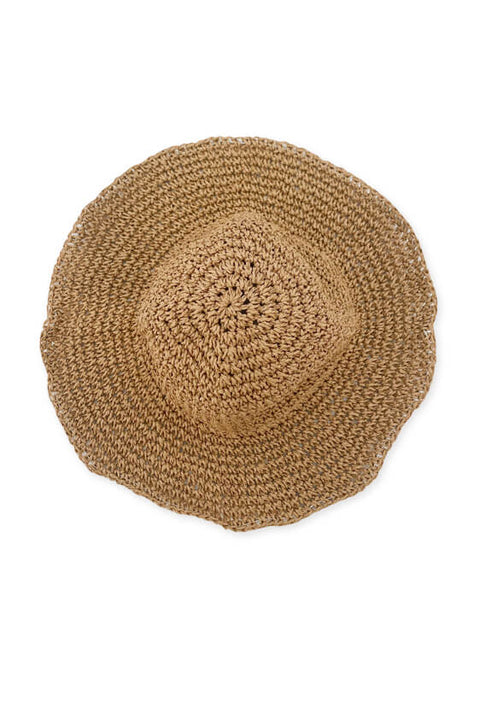 Little Miss Sunshine Beach Hat - Tan