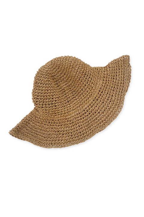 Little Miss Sunshine Beach Hat - Tan