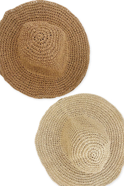 Little Miss Sunshine Beach Hat - Tan