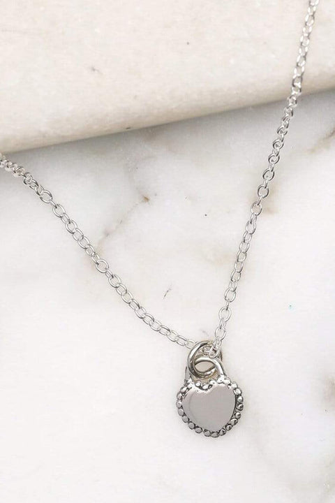 Locket Your Heart Necklace - Silver