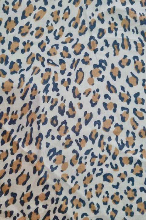 Everyday Shirred Skirt - Leopard Safari