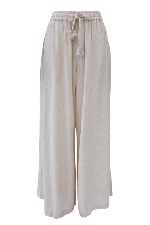 Safari Lounge Pants - Natural Linen