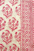Hand Printed Batik Sarong - White and Pink Chakra Flower