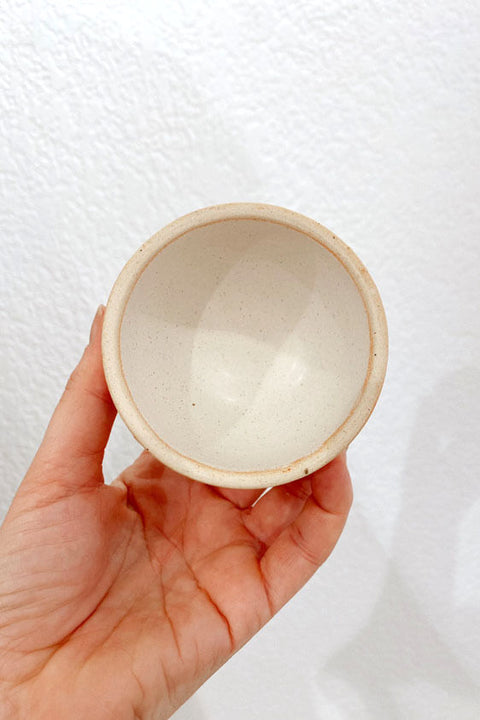 Stoneware Clay Smudge Bowl – Piker White
