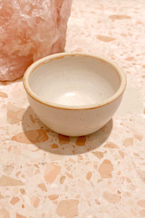 Stoneware Clay Smudge Bowl – Piker White
