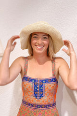 Little Miss Sunshine Beach Hat - Natural